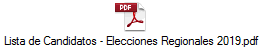 Lista de Candidatos - Elecciones Regionales 2019.pdf